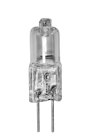 20 W Xenon Bi-Pin Light Bulb with Clear Finish - bx20g4cl12v