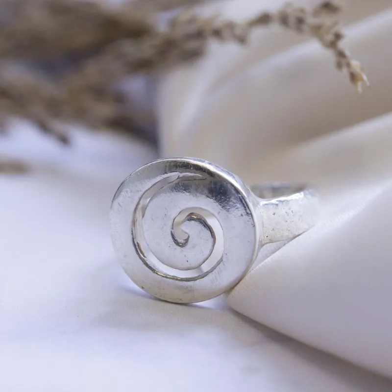 925 Silver Spiral Ring