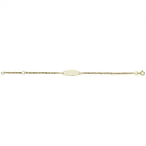 9ct Yellow Gold Babies ID Bracelet