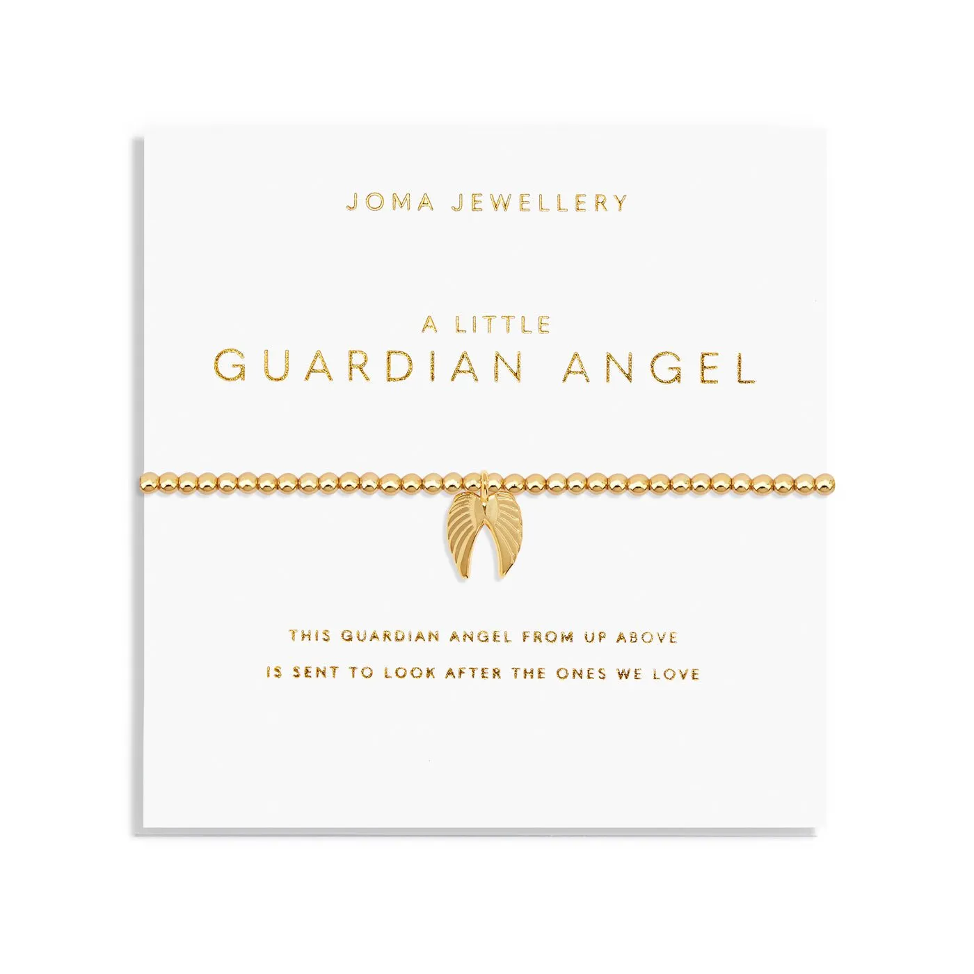 A Little Guardian Angel Gold Plated Bracelet 7591