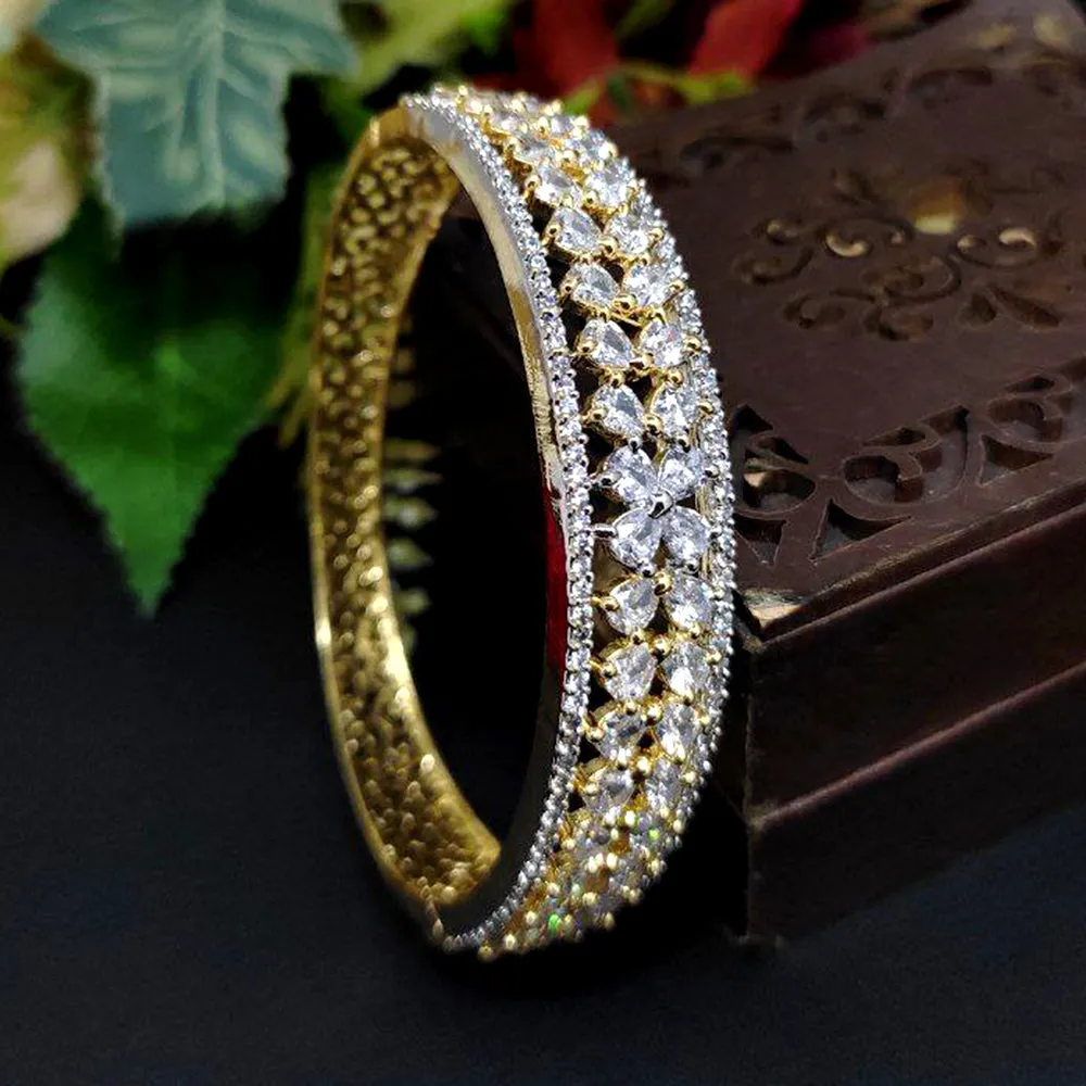 Aamrapali Gold Plated AD Bangle