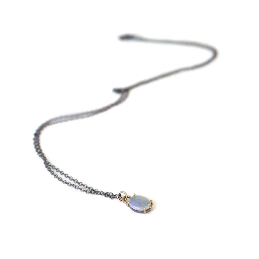 Andromeda's Orbit Opal Vanity Necklace