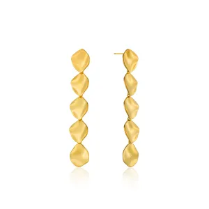 Ania Haie Crush Multiple Discs Rop Earrings - Gold