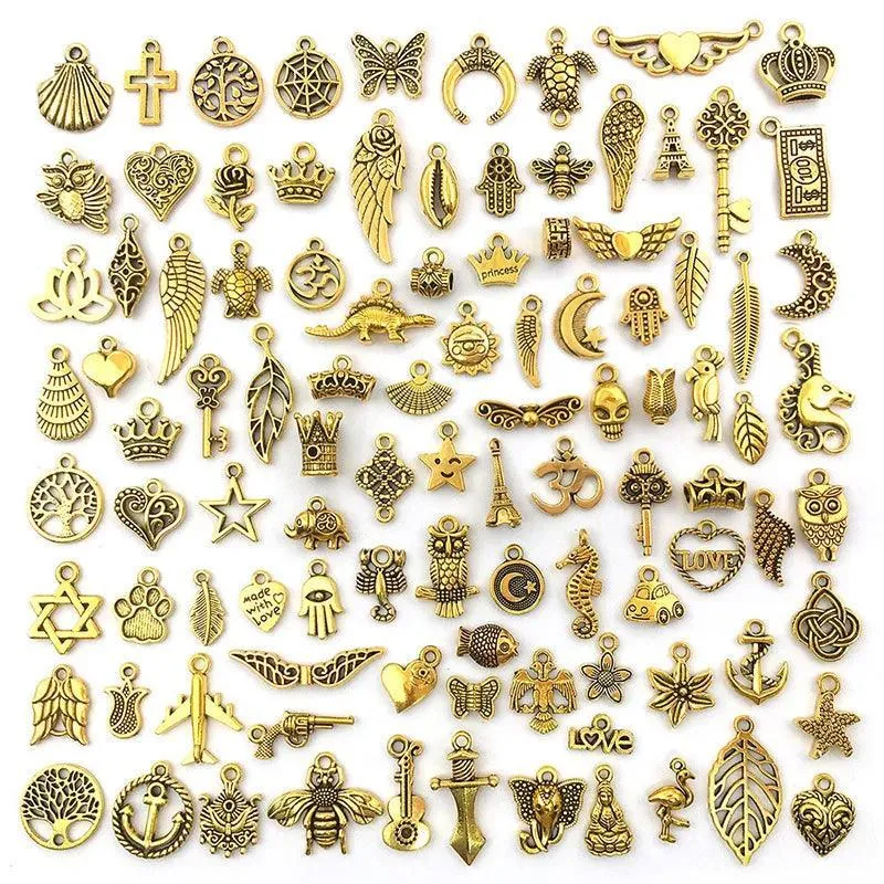 Animal Charm Beads Set: DIY Crafters Dream Kit for Unique Accessories