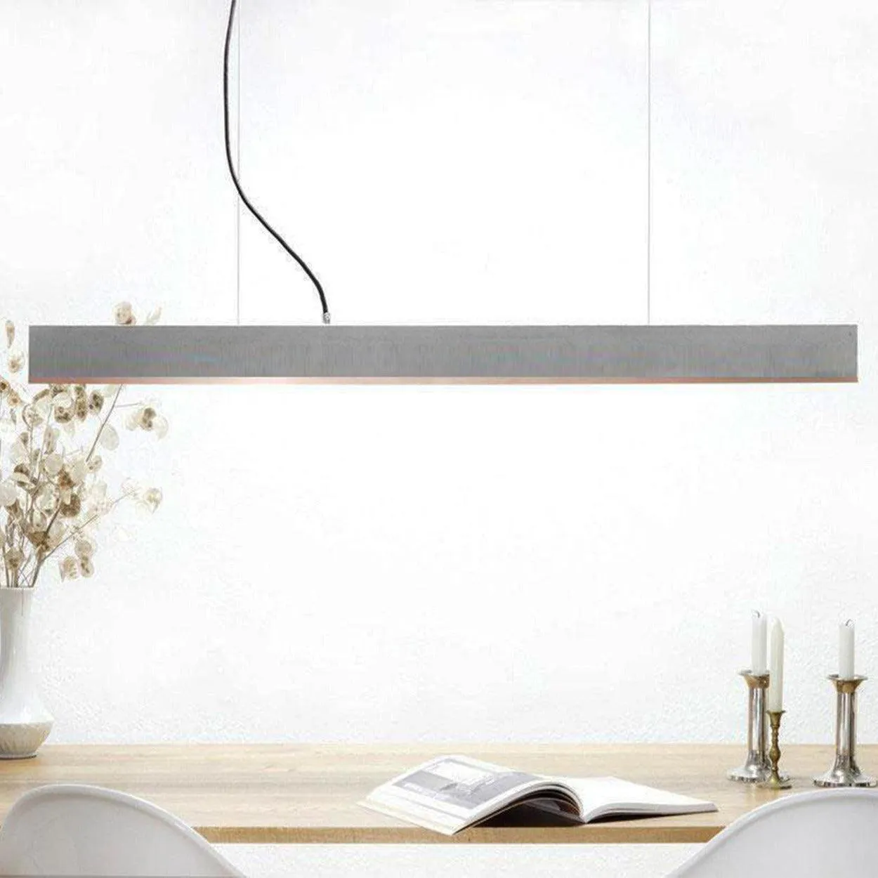 ANKUR LINEAR CONCRETE HANGING LIGHT