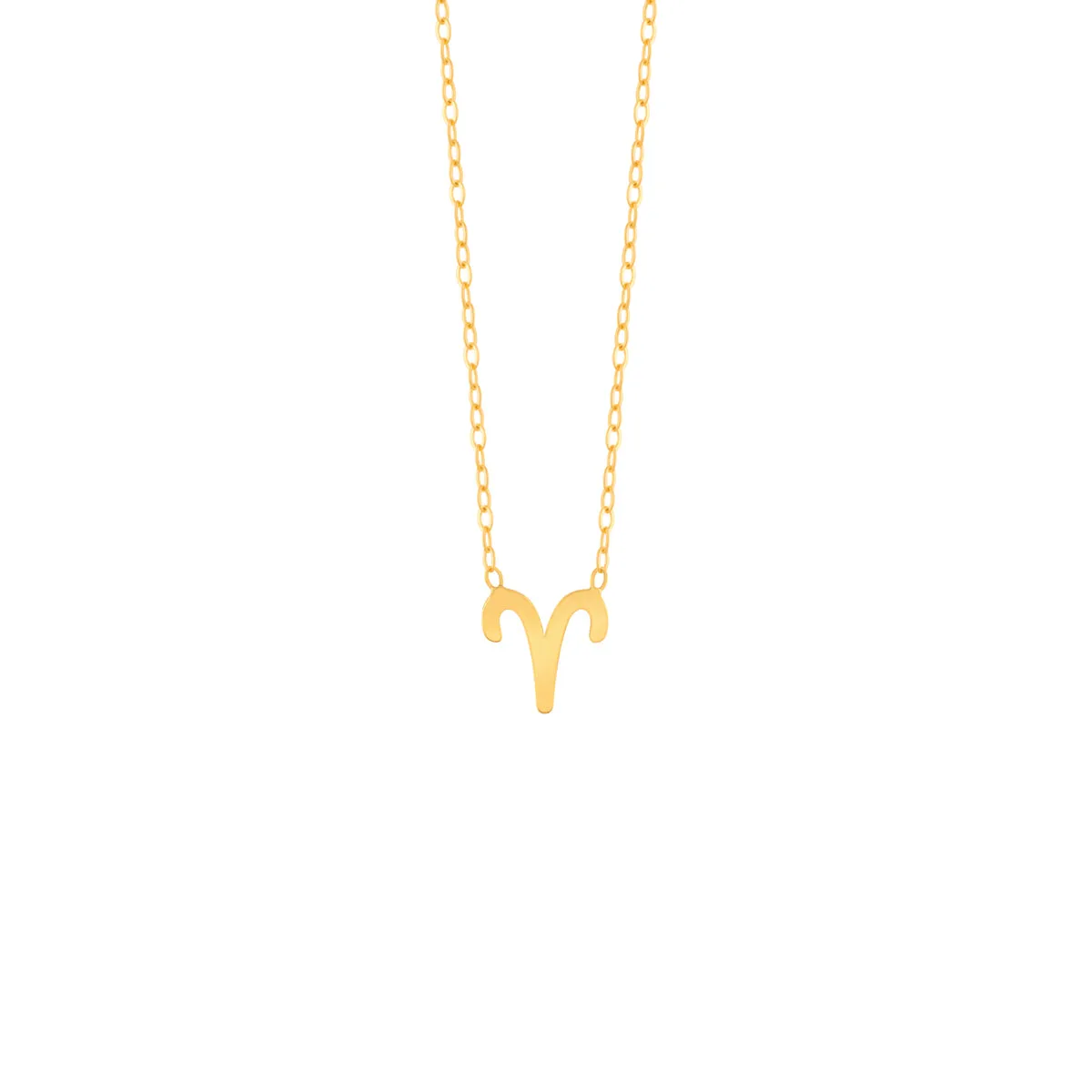 Aries Zodiac Sign Necklace