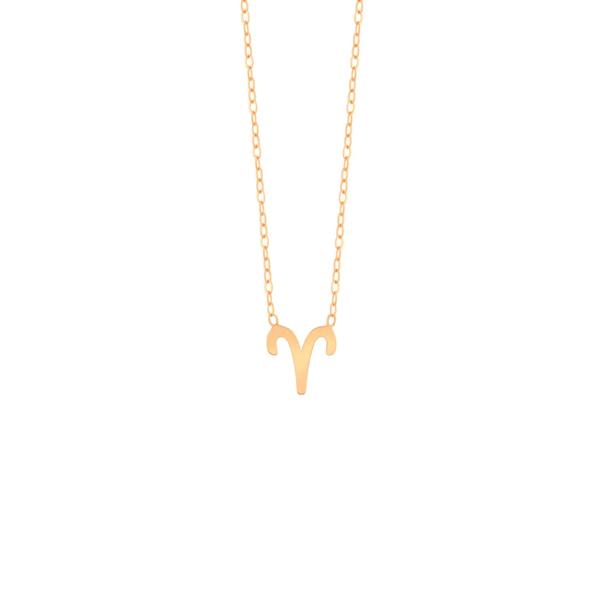 Aries Zodiac Sign Necklace