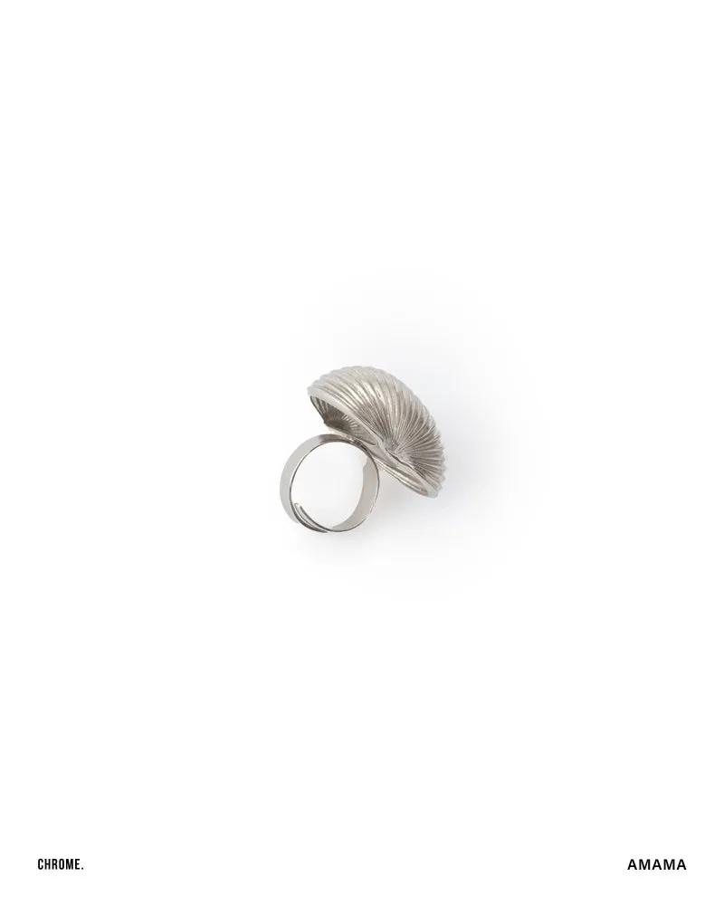 AURYN LOVE RING IN CHROME