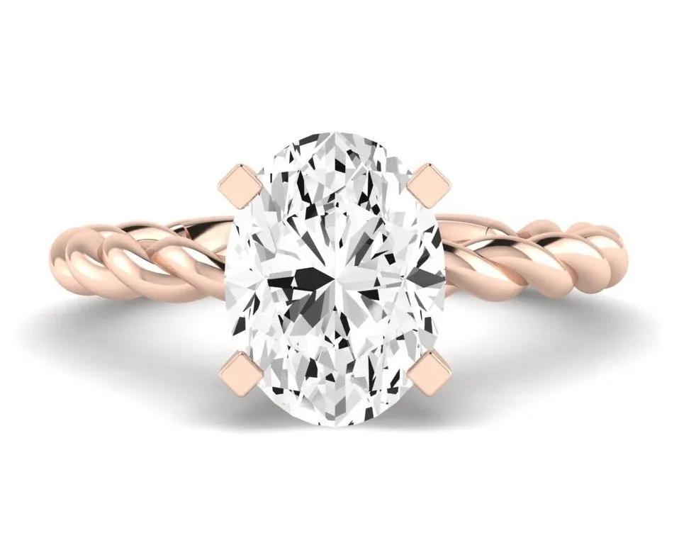 Balsam - Oval Moissanite Engagement Ring