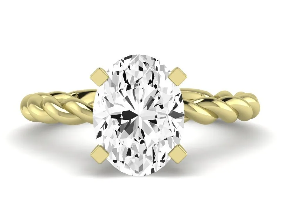 Balsam - Oval Moissanite Engagement Ring