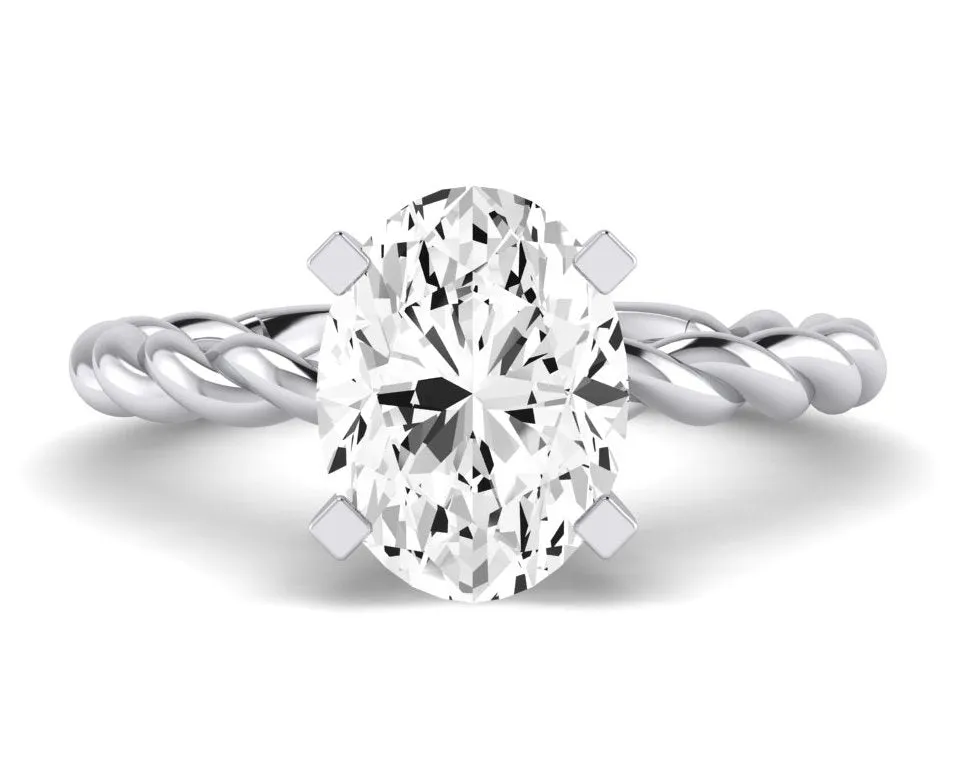 Balsam - Oval Moissanite Engagement Ring