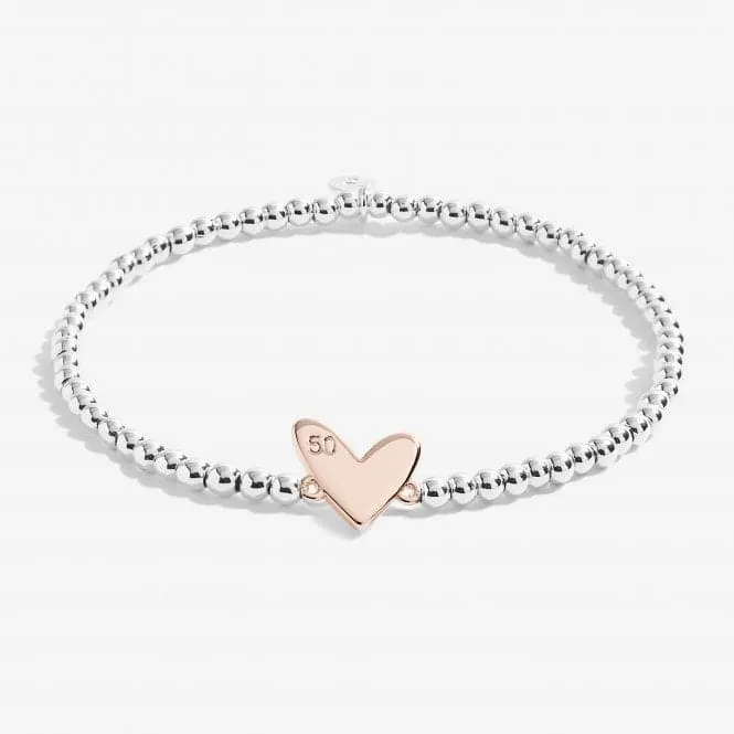 Beautifully Boxed A Little Happy 50th Birthday Bracelet 5080