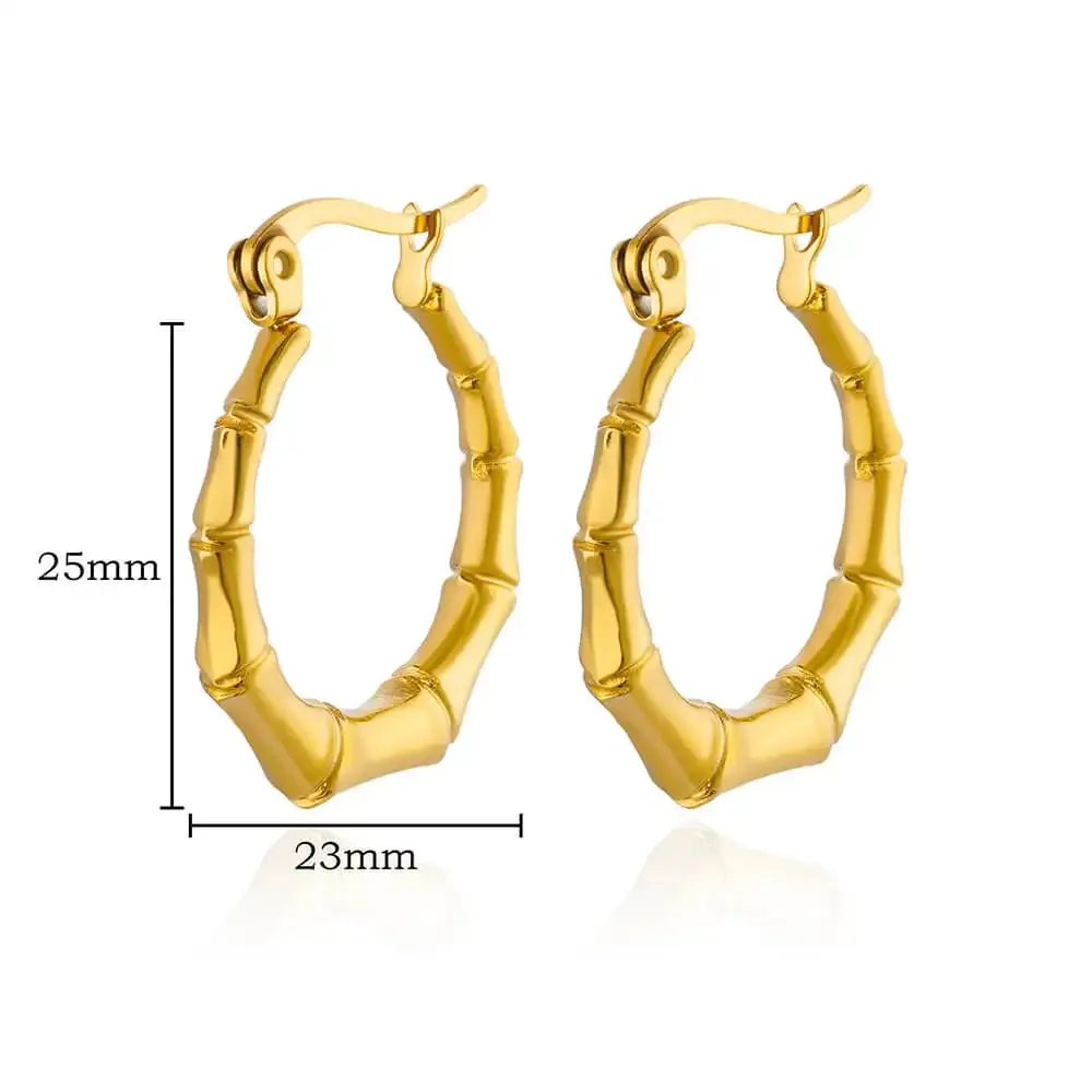 Bone Shape Earrings for Women Gold Color Stainless Steel Earrings 2024 Trending New Classic Party Piercing  Ear Jewelry aretes