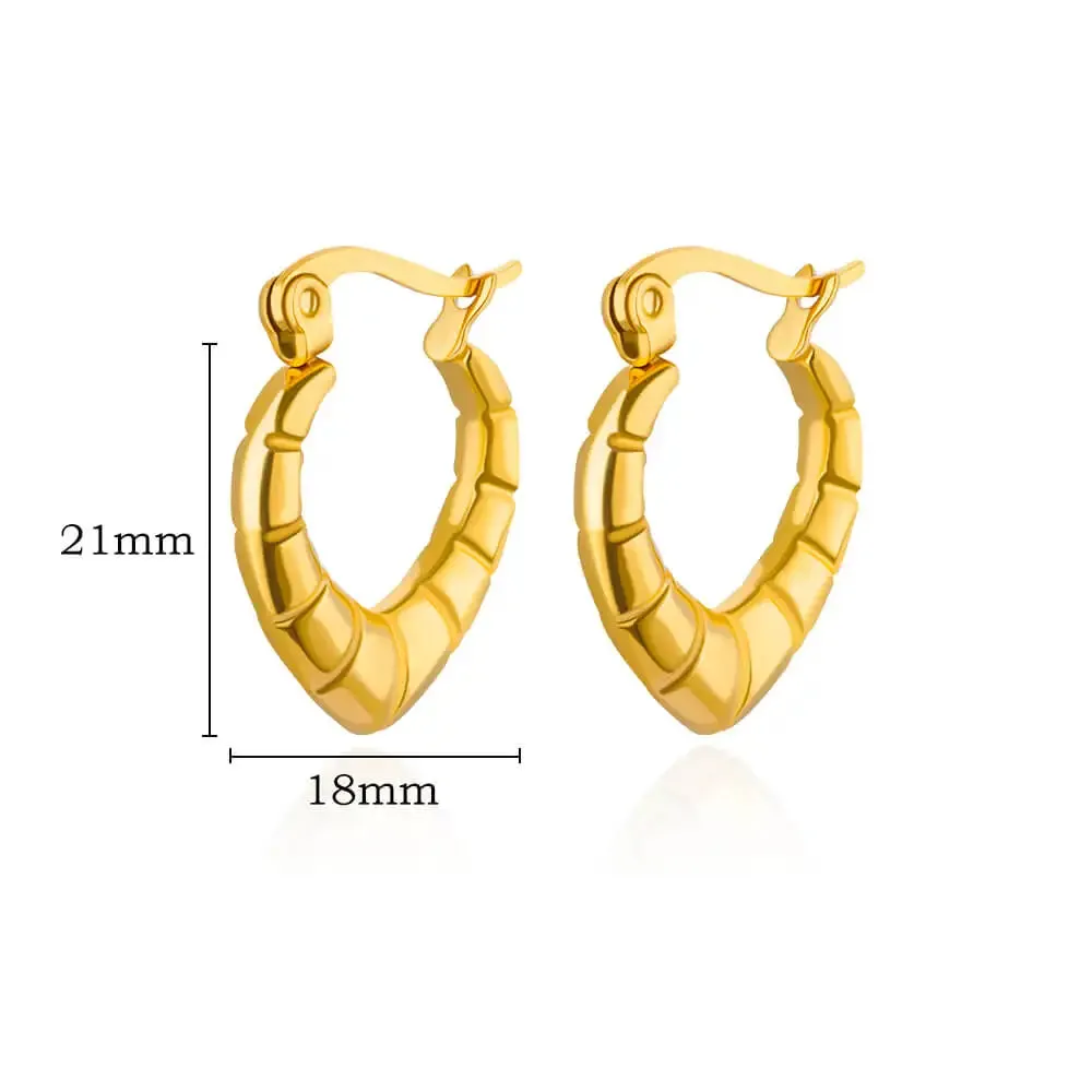 Bone Shape Earrings for Women Gold Color Stainless Steel Earrings 2024 Trending New Classic Party Piercing  Ear Jewelry aretes