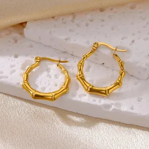 Bone Shape Earrings for Women Gold Color Stainless Steel Earrings 2024 Trending New Classic Party Piercing  Ear Jewelry aretes