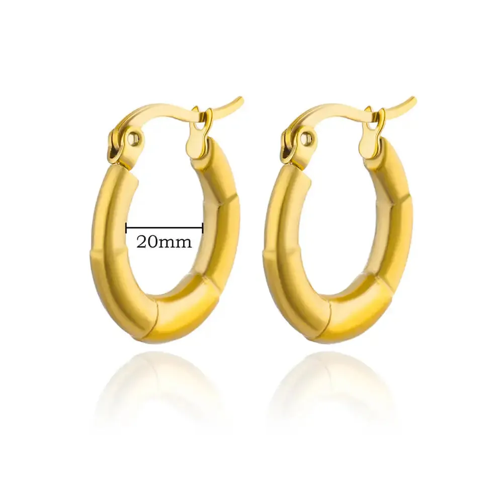 Bone Shape Earrings for Women Gold Color Stainless Steel Earrings 2024 Trending New Classic Party Piercing  Ear Jewelry aretes