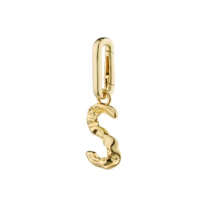 CHARM recycled pendant S, gold-plated