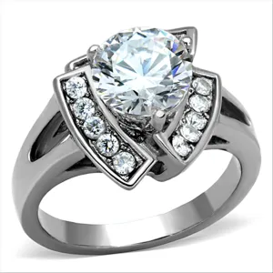 CJG2097 Stainless Steel AAA Grade CZ Ring