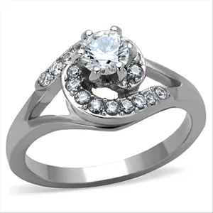 CJG2098 Stainless Steel AAA Grade CZ Ring