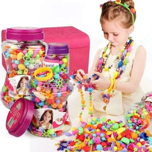 Colorful DIY Bead Craft Kit for Young Creators