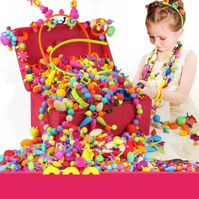 Colorful DIY Bead Craft Kit for Young Creators