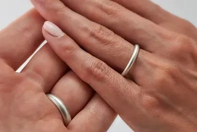 Costume Wedding Rings (Bands) - Silver