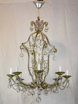 Early 20th Century glass chandelier