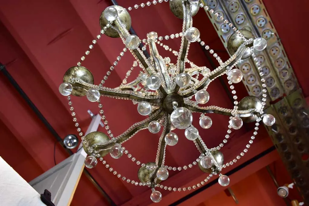 Early 20th Century glass chandelier