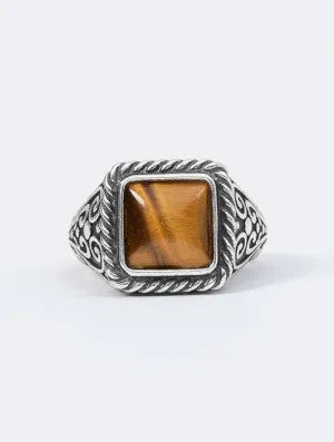 EGISTO RING IN BROWN