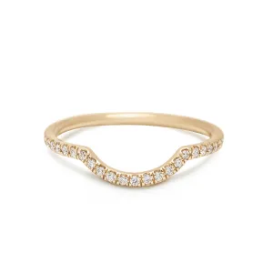 Eleonore Pave Scallop Band (Size 6.5) - Was <s> $1,750 </s>