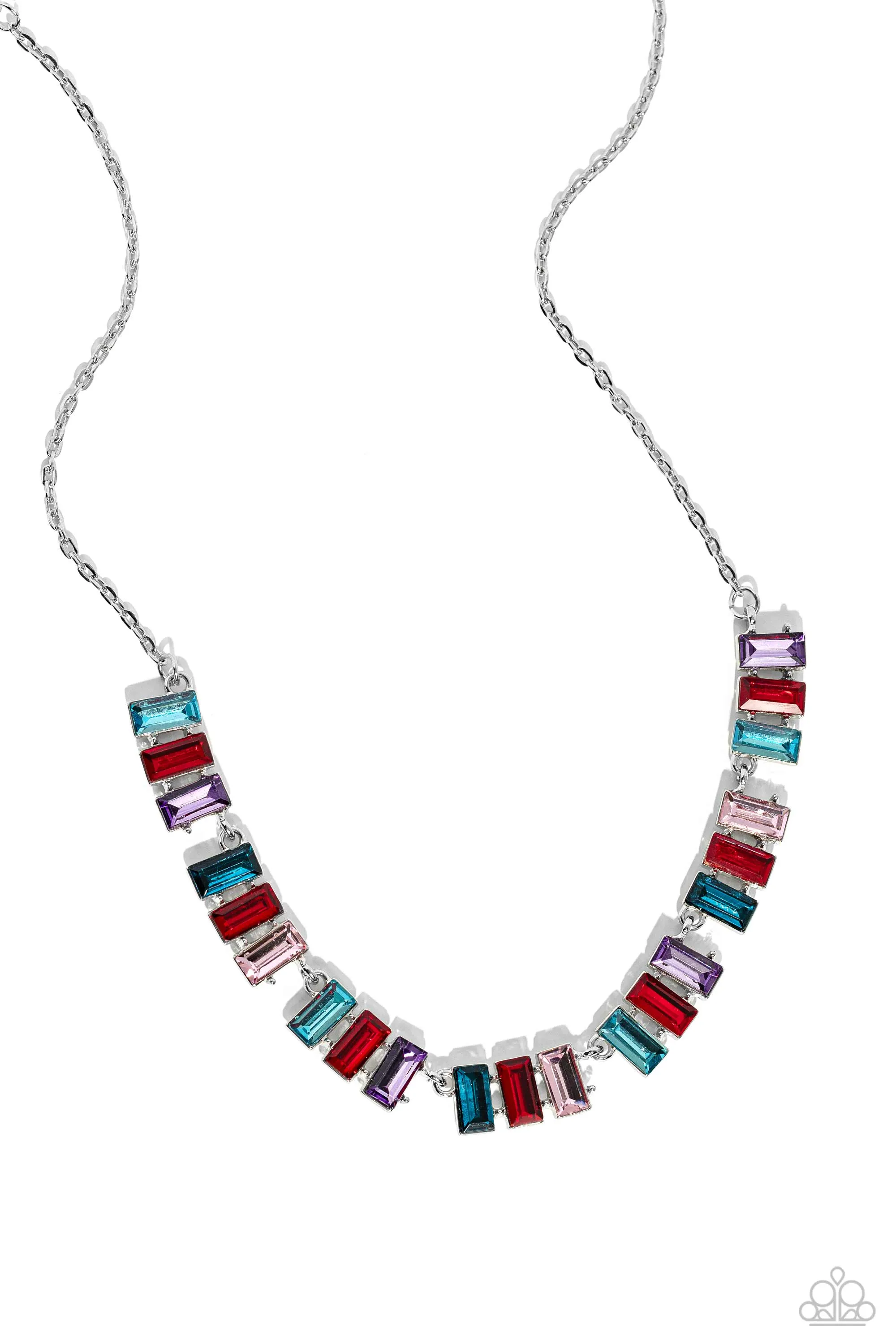 Elite Emeralds Red Necklace - Paparazzi Accessories