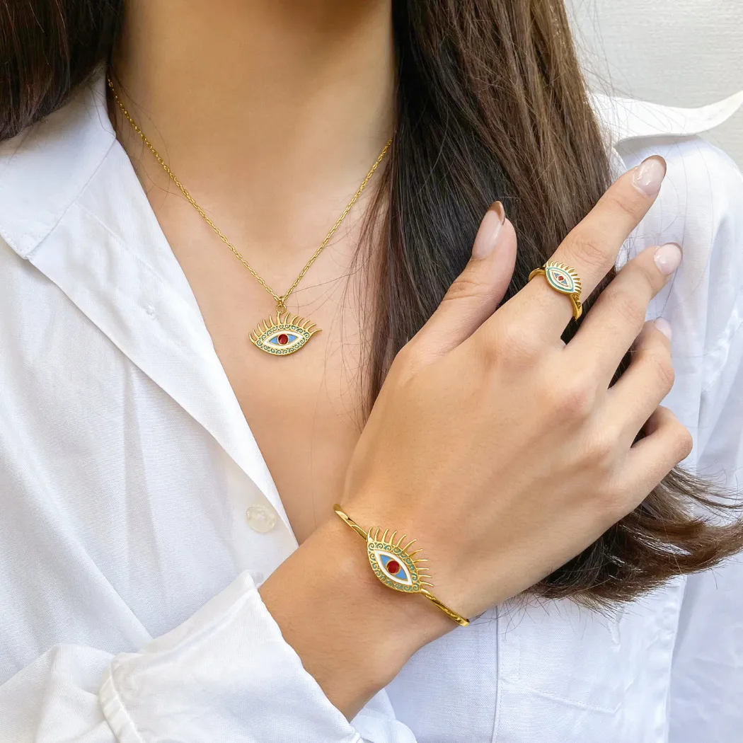 Evil Eye Bracelet (Confidence) - Gold