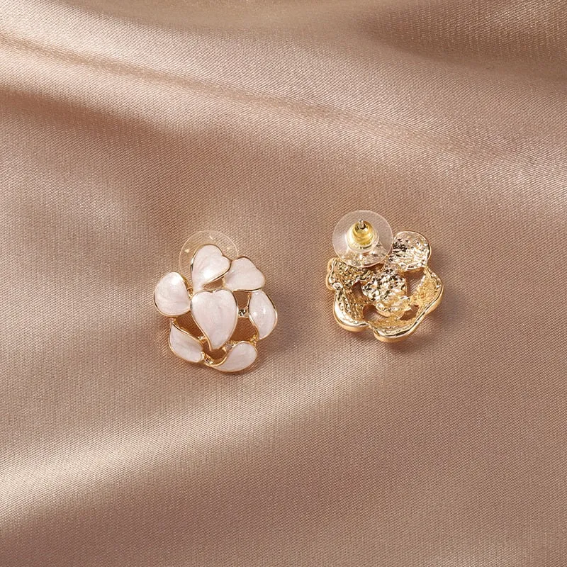 Exquisite Flower Stud Earrings