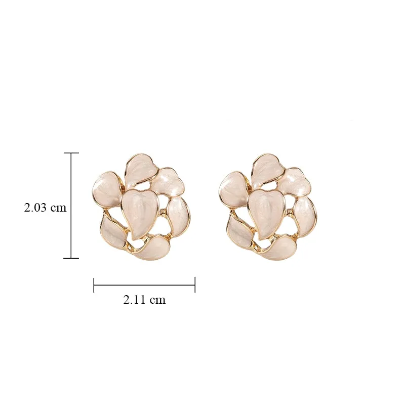 Exquisite Flower Stud Earrings