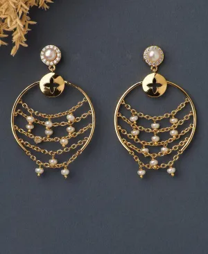 Fashionable Pearl Hanging Earring