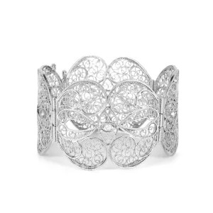 Filigree Butterfly Heart Bangle