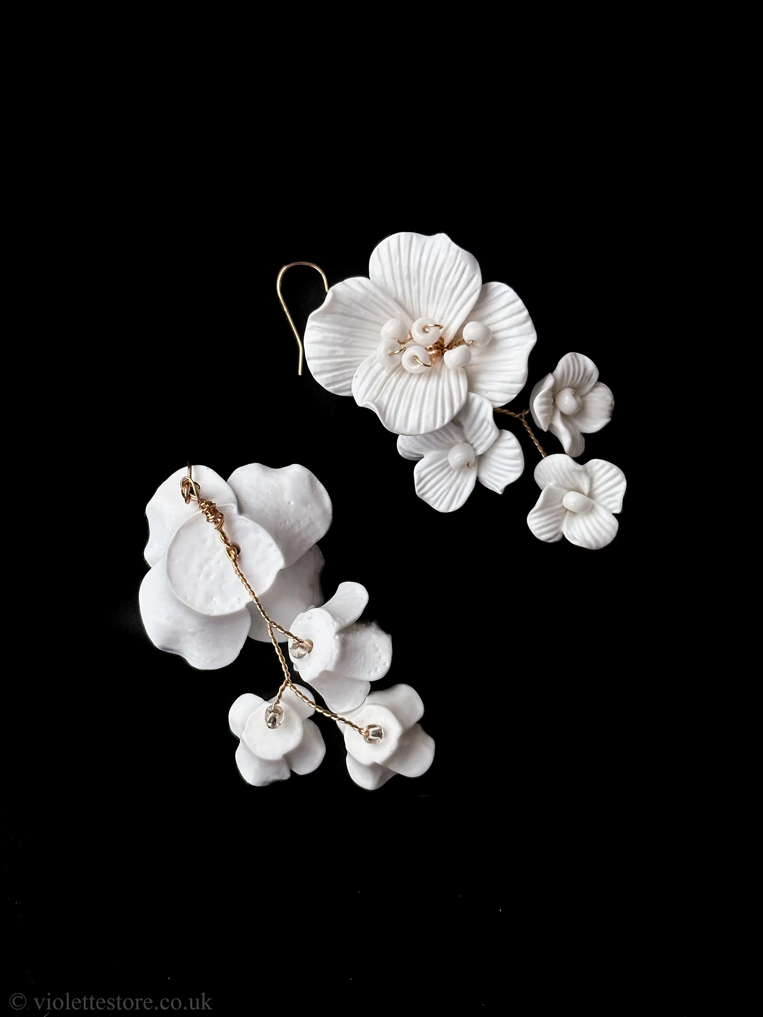 Flower Bridal Earrings