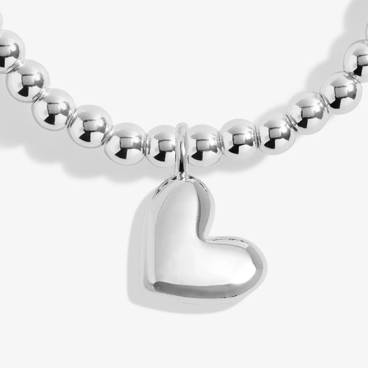 From The Heart Gift Box With Love Silver Plated Bracelet 7680