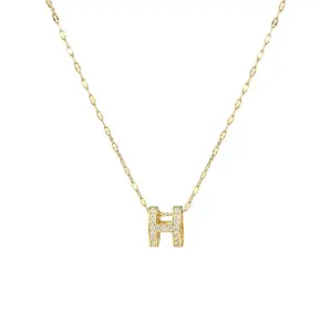 H Pendant Necklace