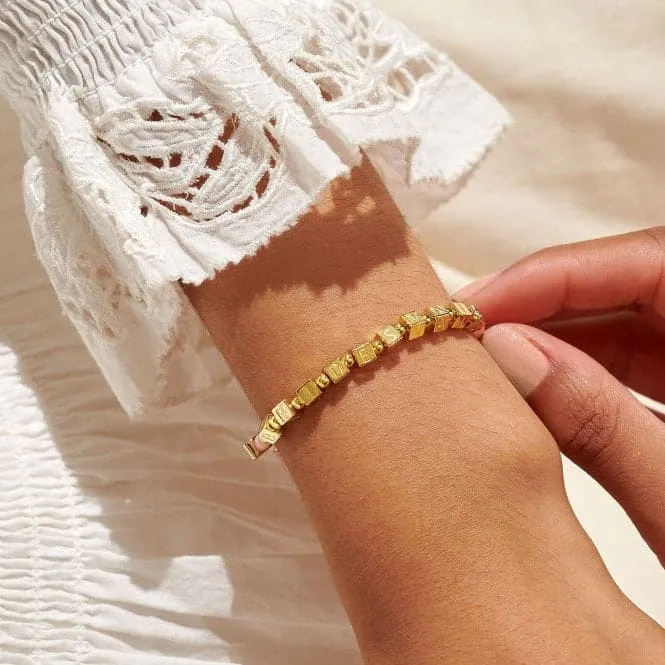 Happy Little Moments Bridesmaid Gold Plated 17.5cm Bracelet 7093