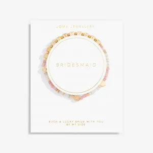 Happy Little Moments Bridesmaid Gold Plated 17.5cm Bracelet 7093