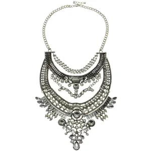 Hot Bohemia Women Big Necklaces Fashion Rhinestones Vintage Metal Choker Statement Necklaces & Pendants Collares Jewelry