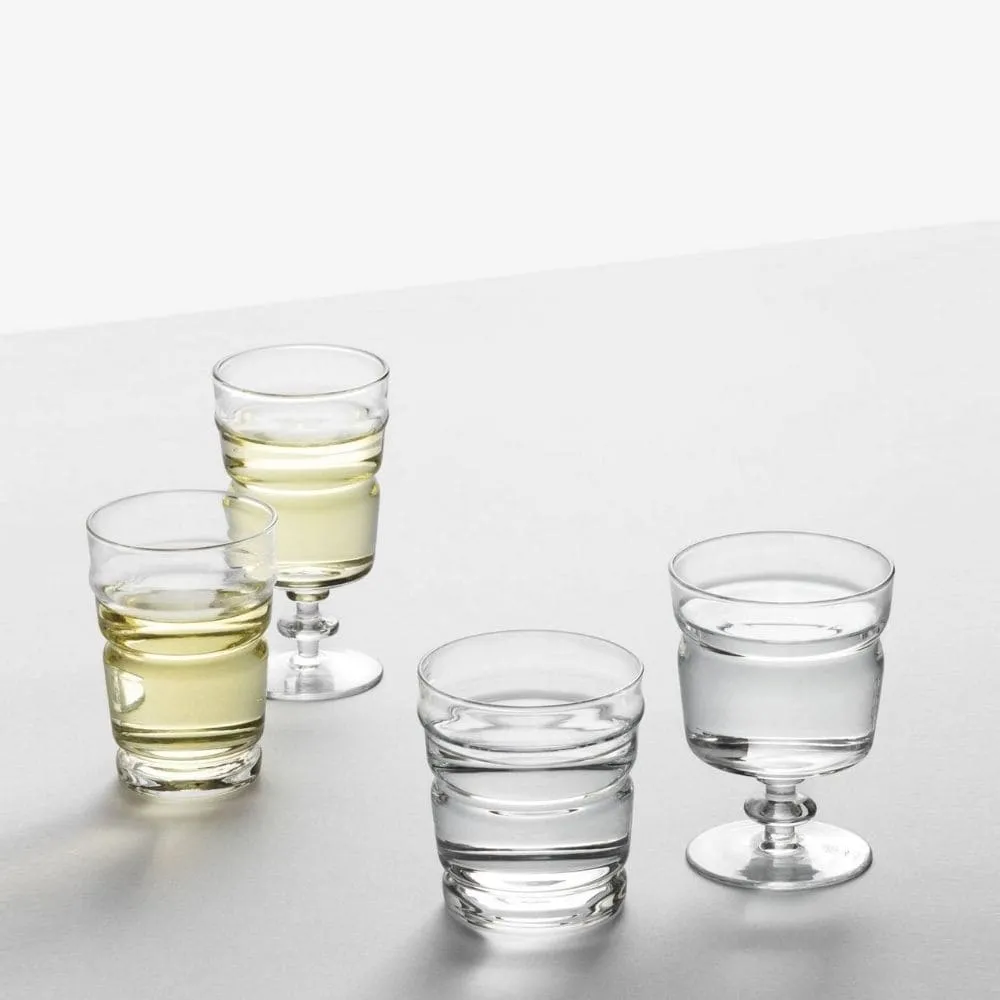 Ichendorf Bianca clear wine glass by Alba Gallizia