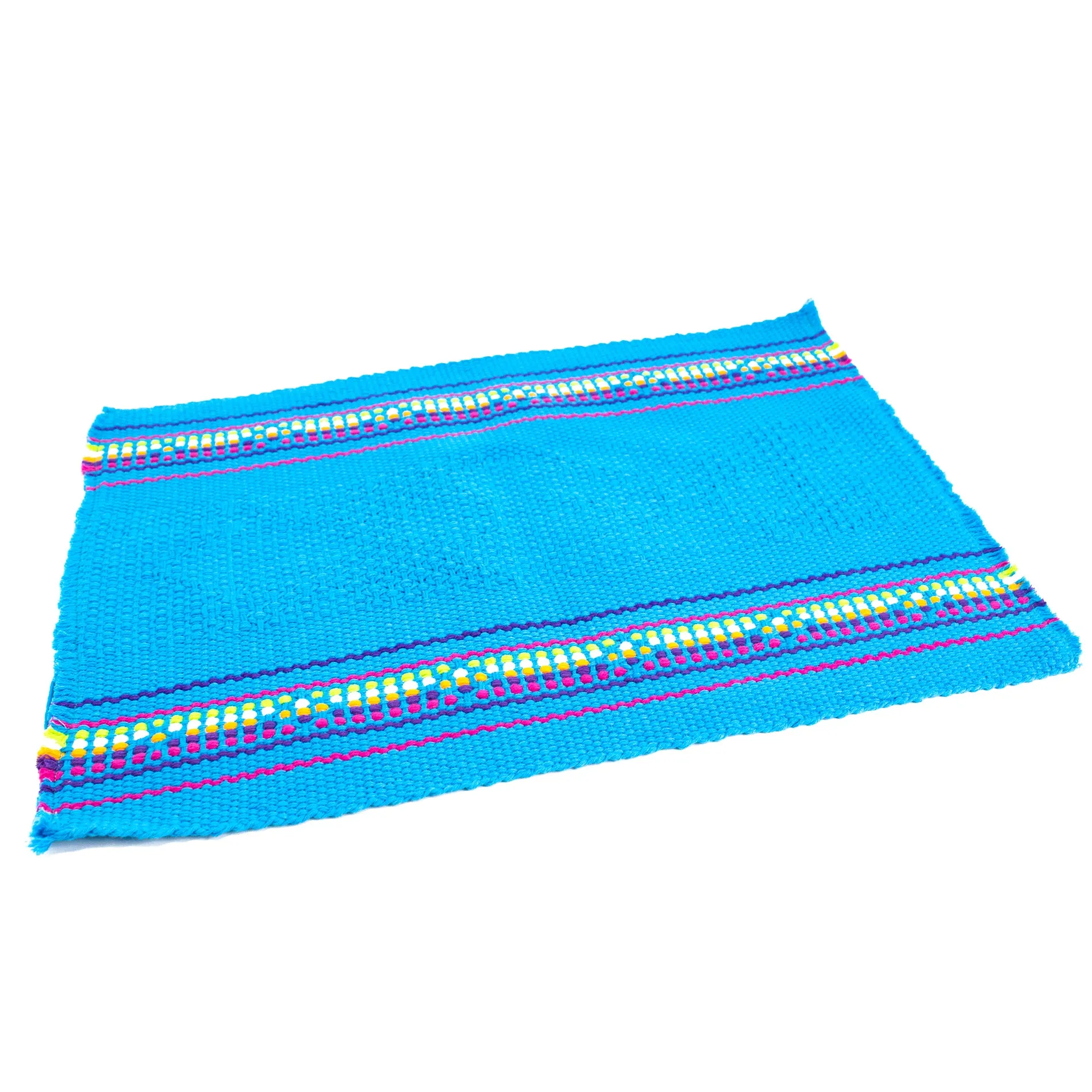 Individual Table Cloths Set, Oaxacan Backstrap Weaving