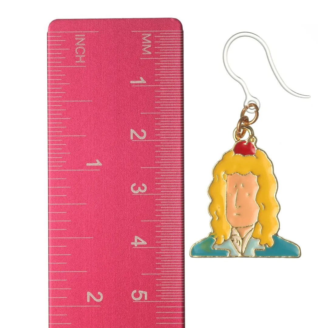 Isaac Newton Dangles Hypoallergenic Earrings for Sensitive Ears Made with Plastic Posts