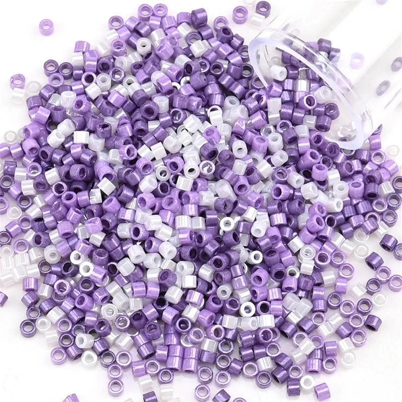 Japanese Glass Seed Beads: Vibrant and Versatile Bead Assortment for Jewelry and Crafts