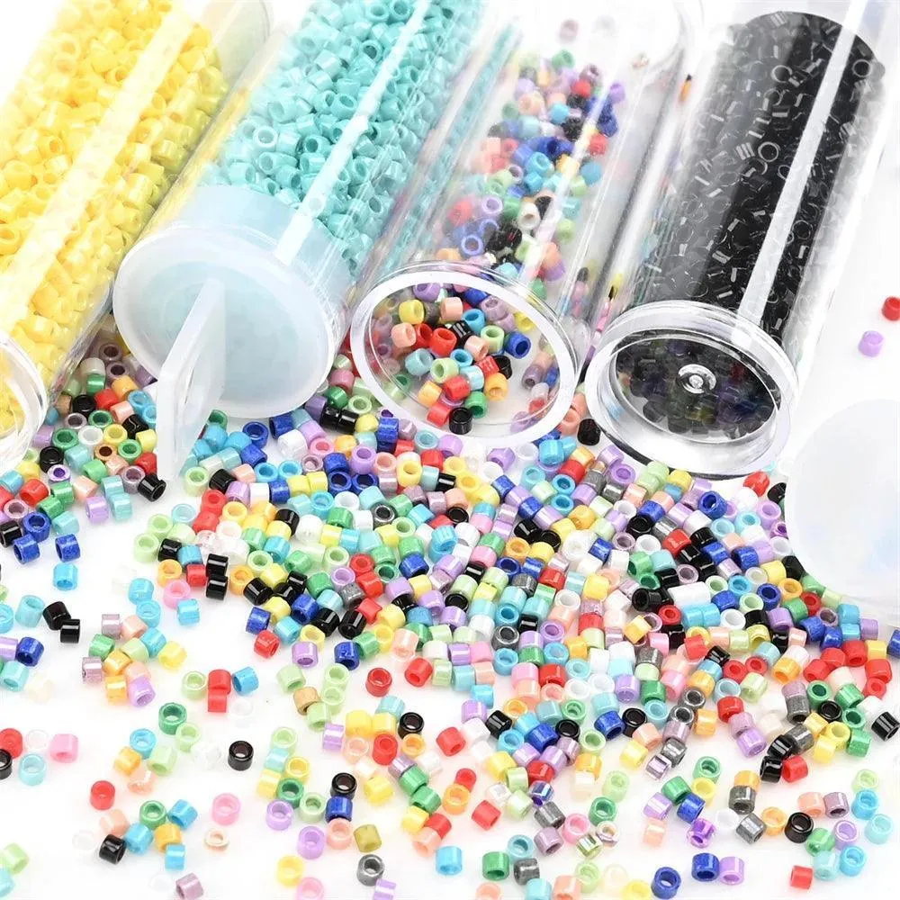 Japanese Glass Seed Beads: Vibrant and Versatile Bead Assortment for Jewelry and Crafts