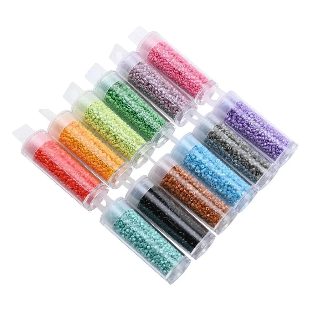 Japanese Glass Seed Beads: Vibrant and Versatile Bead Assortment for Jewelry and Crafts