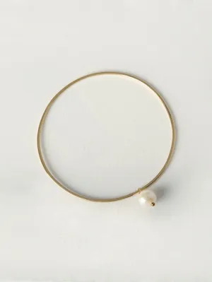 La Pearla bangle | 9k Gold