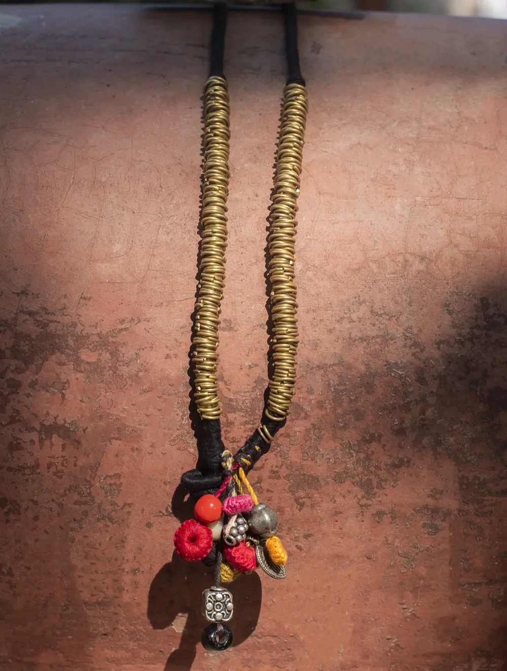 Lambani Tribal Neckpiece - Rings (Multicoloured)